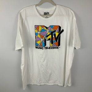 MTV Colorful Logo Tee Size 2XL